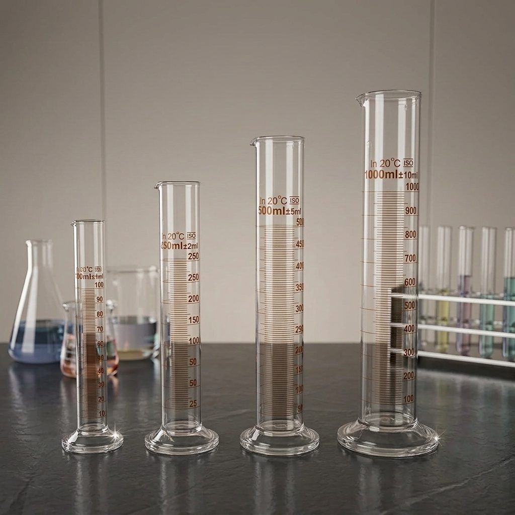 Measuring Cylinder with Round Base
